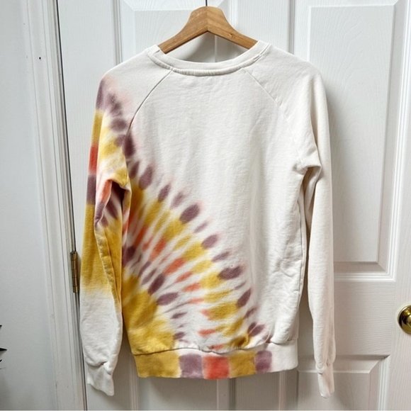 Eleven Paris Diagonal Tie Dye Cotton Sweatshirt - Picture 5 of 6